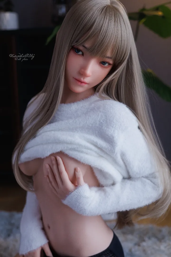 148cm (4ft10) Bカップ リアル シリコン ラブドール Sora ヘッド #70